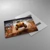 Bilder auf glas - Schlamm Schmutz Dakar Aktion - 100x70cm - Produktbild-Vorschau 2