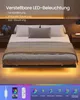 VASAGLE Bettgestell 180 x 200 cm mit LED-Beleuchtung, Produktbild-Vorschau 4
