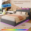 okwish Jugendbett 140×190 mit Steckdose und LED, Produktbild-Vorschau 3