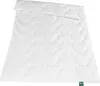 A white duvet or comforter laid flat on a white background. Produktbild-Vorschau
