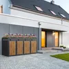 ML-Design 4-košový box na odpadky so strieškou na sadenie, Náhľad obrázku produktu 10
