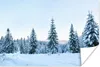 MuchoWow® Poster Winter - Schnee - Bäume 60x40 cm - Produktbild-Vorschau 1
