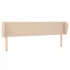 vidaXL Kopfteil mit Ohren Cappuccino-Braun 203x23x78/88 cm Produktbild-Vorschau 3