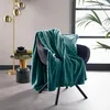 Dutch Decor Wohndecke Flanell-Fleece Billy 150x200 cm Grün Produktbild-Vorschau 5