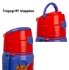 Kinder Trinkflasche Spiderman 600ml Blau Tragegurt Alu Produktbild-Vorschau 5