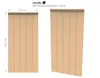 Wandverkleidung Rendo Modell A21 50cm roh, Dekorative Produktbild-Vorschau 1