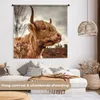 MuchoWow® Wandteppich Wandbehang Scottish Hochlandrind - Produktbild-Vorschau 2