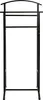 HAKU Herrendiener schwarz - Stahlrohr, B/H/T: 48x107x36 cm Produktbild-Vorschau 7