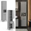 Koupelnová skříňka Vicco Eliza Šedá 40 x 190 cm s dvířky a Náhled obrázku produktu 2