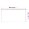 vidaXL Tenda verticale antracite 140x600 cm Tessuto Oxford Anteprima dell’immagine prodotto 10