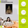 ARTland Leinwandbild Erleuchtete Frauenkirche in Dresden Produktbild-Vorschau 2