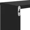 vidaXL Étagères murales 2 pcs. noir 100x15x20 cm bois Voir les images du produit 12