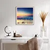 Gerahmtes Poster - Rahmen in heller Eiche - Meer Strand Produktbild-Vorschau 6