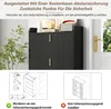Armoire à chaussures Merax étroite à 3 portes, étagère à Voir les images du produit 9