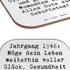 Mr. & Mrs. Panda Tischschoner Spruch 1946 Geburtstag - Weiß Produktbild-Vorschau 5
