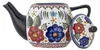 Florist Teekanne mit Teesieb, Bunt, Steingut Produktbild-Vorschau 6