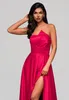 Ombre Trägerloses Abendkleid mit Schlitz rot S Produktbild-Vorschau 2