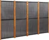 Parawan 4-Panelowy, Czarny, 280 X 180 Cm Lumarko! Podgląd zdjęcia produktu 1