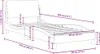 VidaXL 373107, Schwarz, 95 cm, 2,18 m, 74,5 cm, 900 x 2000 Produktbild-Vorschau 8