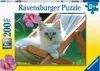Puzzle - Kot na lehtku 200 dlk Náhled obrázku produktu 1