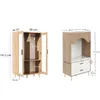 Ensemble d'armoires pour enfants Merax, armoire à 2 portes Voir les images du produit 3