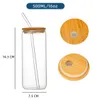 500 ml Borosilikatglas, wiederverwendbarer transparenter Produktbild-Vorschau 2
