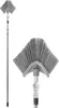 A cleaning tool with a fan-shaped brush head and a telescopic handle, shown against a white background. Anteprima dell’immagine prodotto