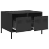vidaXL Mobile TV nero 68x50x43,5 cm Acciaio laminato a Anteprima dell’immagine prodotto 5