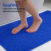 Tapis de bain Chenille 60x90cm Bleu Voir les images du produit 7