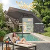 Sekey Rund Gartenschirm 200x200 cm, Kurbel-Sonnenschirm mit Produktbild-Vorschau 9