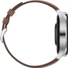 Side view of a smartwatch with a leather strap. Anteprima dell’immagine prodotto