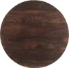 Couchtisch Salvator aus Mangoholz Ø50cm - Walnuss Produktbild-Vorschau 4