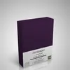 A product box for a fitted sheet, with the product color prominently displayed. Produktbild-Vorschau