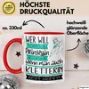Kletterin Tasse Geschenk Spruch Wer Will Schon Prinzessin Produktbild-Vorschau 3