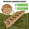 Terrassentreppe aus Lärche Treppe Stufen Wangentreppe Produktbild-Vorschau 3