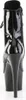 Pleaser ADORE-1020 Plateau Stiefeletten Schwarz Glitzer EU Produktbild-Vorschau 3