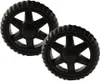 Roues noires remplaçables pour caddies - pack de 2 Voir les images du produit 11