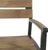 Lesli Living Gartenbank "Arezzo" Teaklook 120 cm Produktbild-Vorschau 8