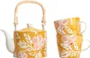 HOMLA CERRI Senf-Blumen-Tee-Set, 3er-Set Produktbild-Vorschau 1