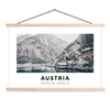 MuchoWow® Textilposter Österreich - Wasser - Berge - Alpen Produktbild-Vorschau 1