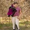 Skippi Derby und Ohrenschützer für Hobbypferde - Fuchsia Produktbild-Vorschau 3