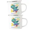 Roooaarr Ich Bin 3 Emaille Tasse Dinosaurier Dino T-Rex Produktbild-Vorschau 2