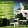 MyAnimal Hasenstall MH-03 | Hasenkäfig Zweistöckig - Produktbild-Vorschau 2