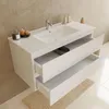 LOMAZOO MARENZA 100 cm, biały połysk, biała umywalka Podgląd zdjęcia produktu 6