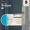 DOMINO Türgriff 72 Drückergarnitur PZ - Profilzylinder Set Produktbild-Vorschau 6