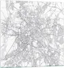 Bilder auf glas - Einteilig - Stadt Karte Berlin - 30x30cm Produktbild-Vorschau 1