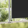 vidaXL Ausziehbare Seitenmarkise 140x300 cm Schwarz Produktbild-Vorschau 3