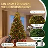 Lindenstein Weihnachtsbaum 220 cm, PVC, mit LED-Baummantel Produktbild-Vorschau 5