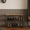 Schuhschrank mit Sitzfläche, großes Regal, Produktbild-Vorschau 3