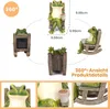 Gartenleuchte, Solarleuchte, Frosch Figuren Draußen Deko, Produktbild-Vorschau 4
